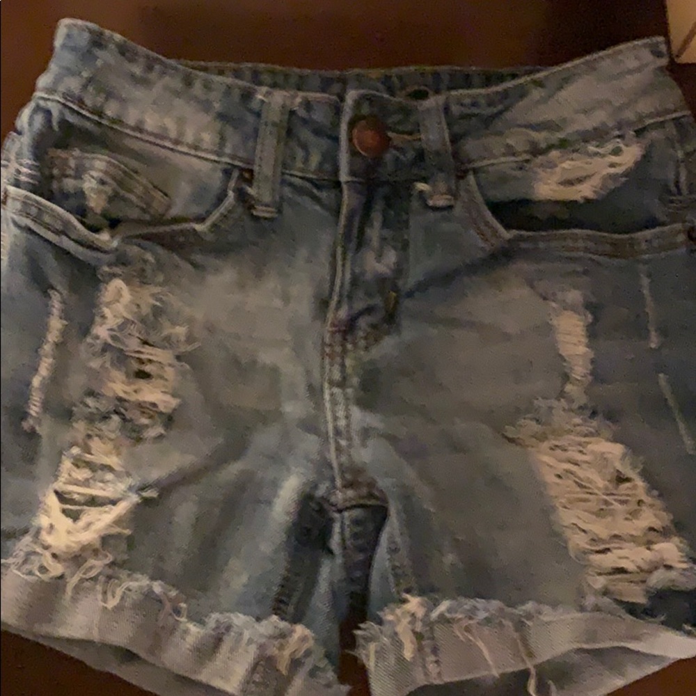 High rise shorts
